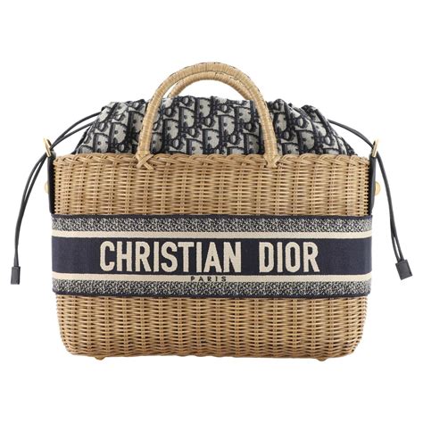 chaussure dior basket|dior wicker basket bag.